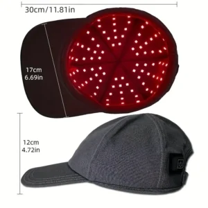 Bonnet LED à lumière rouge et proche infrarouge