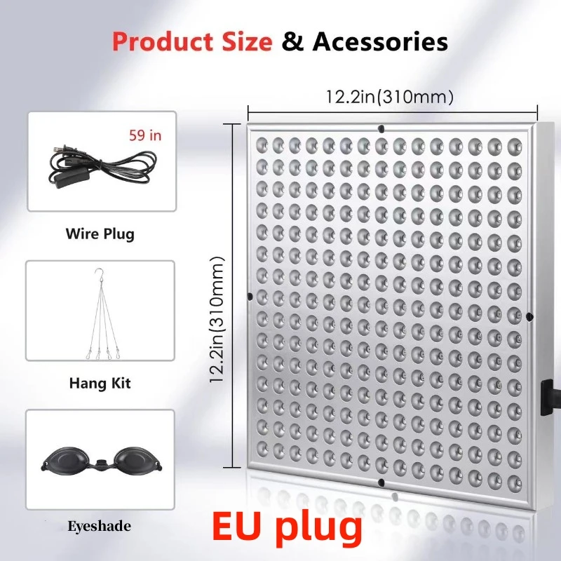 Panneau LED visage et corps 225 LED