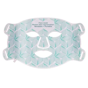 Équipement LED — référence 26 Masque LED souple pour le visage, coloris vert clair