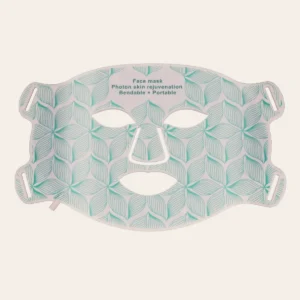 Masque LED souple pour le visage, coloris vert clair